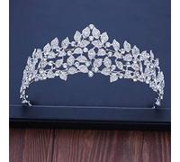 Diamond Tiara Baroque Diverse Silver Color Crystal Bride tiara Crown Fashion Queen Crown Headpiece Wedding Hair Jewelry Accessories Wholesale