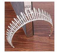 Diamond Tiara Baroque Luxury Crystal Flowers Bridal Tiaras Crowns Noble Rhinestone Pageant Prom Diadem Bride Headband Wedding Hair Accessories
