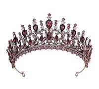 Diamond Tiara Bronze Branches Crystal Bridal Crown Tiaras Gold Rhinestone Diadem Veil Tiara Bride Headbands Wedding Hair Accessories