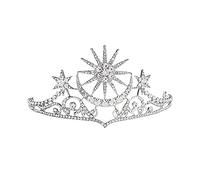 Diamond Tiara Crown Crystal Bridal Tiaras Rhinestone Pageant Diadem Bride Headdress Wedding Hair Accessories