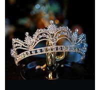 Diamond Tiara Luxury Crystal Flowers Bridal Tiaras Crowns Noble Rhinestone Pageant Prom Diadem Bride Headband Wedding Hair Accessories