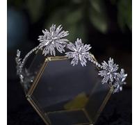 Diamond Tiara Luxury Flowers Soft Hairbands Bride Tiaras and Crowns Rhinestone Crystal Diadem Wedding Headdress Bridal Hair Jewelry Ornaments