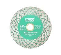 Diamond Tile Cutting Disc 115mm - FACHLICH Grinding Disc for Cutting and Grinding Porcelain Ceramic Tile Marble Artificial Stone