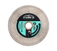 Diamond Tile Cutting Discs 105MM - Diamond Cutting Grinding Discs LEKOMESH for Porcelain Ceramic Tile Marble Granite Artificial Stone, Discs with X Mesh Rim