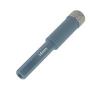 DIAMOND TILE DRILL BIT 14MM X 80MM, Self-Sharpening, Fast Cutting Speed, Hex Shank, 1 in Pack