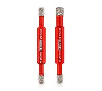 Diamond Tile Drill Bit Set, DT-DIATOOL Porcelain Hole Saw with Hex Shank Double Ended Bit 6-6mm and 6-8mm for Drilling Ceramic Marble Artificial Stone Granite