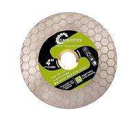 Diamond Tile Saw Blade SANLEETEK - 105mm Diamond Cutting Grinding Disc Hexagon Design for Porcelain Ceramic Tile Marble Artificial Stone Quartz