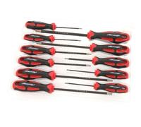 Neilsen CT1782-11pc Diamond Tipped Tamper Proof Star Screwdriver Set S2 Steel with T6-T40 Sizes for Automotive and DIY Applications