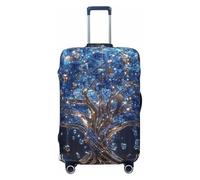 Diamond Tree of Life Elastic Travel Luggage Cover Suitcase Protector, Print Suitcase Baggage Cover Anti-Scratch