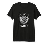 Diamond Tshirt Mens Clarity Under Pressure Strength Diamond Premium T-Shirt