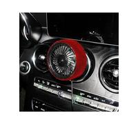 Diamond USB Car Vent Fan - Small Bling Cooler(Red)