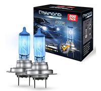 Diamond Vision 2x H7 12V 55W 8500K Halogen Headlight Bulb Super Bright White Xtra Vision High Performance Replacement Bulb X-treme PX26D(Pack of 2)