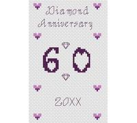 Diamond Wedding Number Anniversary Cross Stitch Card Kit
