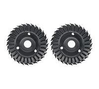 Diamond wheel, Angle Grinder Grinding Disc 28 Teeth Wood Wheel Abrasive Woodworking Shaping(2pcs)