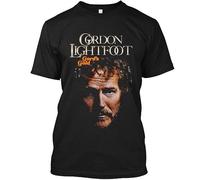 DIAMOND WHEEL Popular Gordon Lightfoot Gord's Gold Canadian Singer Guitarist T-Shirt Black L