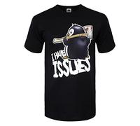 DIAMOND WHEEL Psycho Penguin T-Shirt I Have Issues Men's Black S