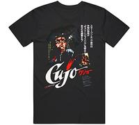 DIAMOND WHEEL Retro Horror Cujo 1983 Japanese Poster Movie Fan T Shirt Black L