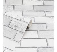 Diamond White Brick sw12 Wallpaper