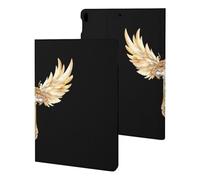 Diamond with Wings Printed Tablet Cases Compatible with iPad Series Slim Trifold Stand Protective Cover