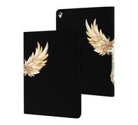 Diamond with Wings Printed Tablet Cases Compatible with iPad Series Slim Trifold Stand Protective Cover