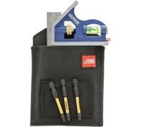 Diamondback 715 Utility Pocket - Small Tool Pouch with Belt Clip & Magnet - Pocket-Sized Utility Pouches for Notepad, Combo Square or Small Tools - Ideal Carpenter & Electrician Tool Belt Pouches