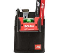 Diamondback 717 Utility Pocket - Small Tool Pouch with Belt Clip - Pocket-Sized Utility Pouches for Notepad, Combo Square, Markers or Small Tools - Ideal Carpenter & Electrician Tool Belt Pouches