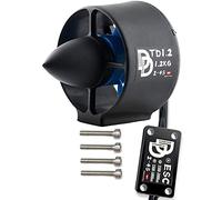 DIAMONDDYNAMICS Underwater Thruster 1.2kg Thrust 12V Brushless Motor with bi-Directional Full Waterproof ESC for ROV,RC Boat,Underwater Vehicle,Diving,Seafloor Photography,Seabed Exploration (CCW)