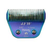 Diamondg #4FW Dog Clipper Blade A5 Snap-On Replacement, Titanium Coated, Fits Andis Oster Wahl, Professional Pet Grooming Blade 9.5mm Wide