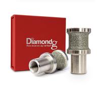 Diamondg Dog Nail Grinder Bit, 1 Pack - Compatible with Dremel, Diamond Bit for Pet Nails with 60 Grit Body & 120 Grit Polishing Bowl - Ideal for Large Dogs Over 30lbs., Enhanced Big Casey
