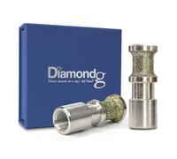 Diamondg Dog Nail Grinder Bit, 1 Pack - Compatible with Dremel, Diamond Bit for Pet Nails with 80 Grit Body & 120 Grit Polishing Bowl - Ideal for Small Dogs Under 30lbs., Enhanced Little Lola