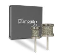 Diamondg Groomer's Best Friend Rotary Nail Grinder Bits - Painless Nail Trimmer Bits Won't Pull Hair or Get Hot - Set of 2 (1 Large, 1 Small)