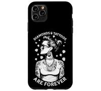Diamonds And Tattoos Are Forever Funny Inked Tattooed Woman Case for iPhone 11 Pro Max
