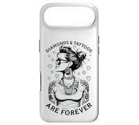 Diamonds And Tattoos Are Forever Funny Inked Tattooed Woman Case for iPhone Air