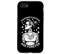 Diamonds And Tattoos Are Forever Funny Inked Tattooed Woman Case for iPhone SE (2020) / 7/8