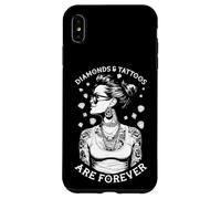 Diamonds And Tattoos Are Forever Funny Inked Tattooed Woman Case for iPhone XS Max