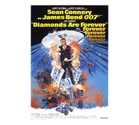 Diamonds Are Forever James Bond Poster/Print/Picture Satin Photo Paper - A3-297mm x 420mm