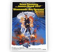 Diamonds Are Forever POSTER Glossy Borderless of Various Sizes & Frame Option (A1 size 33.1 x 23.4 Inch / 841 x 594 mm, 01)