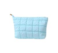 Diamonds Embossing Makeup Pouches Portable Cosmetic Organizers with Spacious Compartment Unique Accessory Various Color