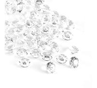 Diamonds for Crafts, 500PCS 10mm Clear Acrylic White Diamonds Fake Diamonds for Vase Fillers Table Scatters Wedding Table Vase Beads