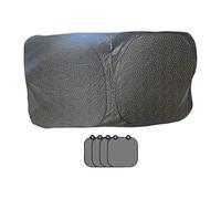 Diamonds Grids Reflective Car Windshield Sunshade Side Panels Heat Reduction with 4 Side Window Shades for Full Coverage Windshield Sun Shade