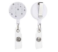 Diamonds Hanging from The Ceiling Retractable Badge Holder Reel Clip ID Card Holder for Doctor Nurse Student Office Worker