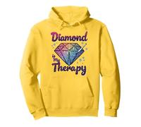 Diamonds Painting Is My Therapy Creative Craft Joy Fun Pullover Hoodie