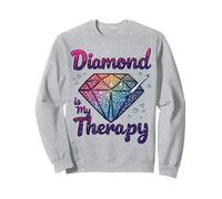 Diamonds Painting Is My Therapy Creative Craft Joy Fun Sweatshirt