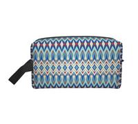 Diamonds Patterns Print Storage Bag â€“ Durable Travel Toiletry Bag, Portable Makeup & Cosmetic Organizer Pouch with Zipper