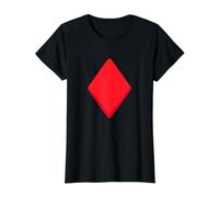 Diamonds Suit Costume Value Graphic T-Shirt, Women, Black, XL