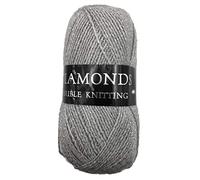 Diamonds Twinkle/Sparkle/Lurex 100g Double Knitting 1000 Silver Grey