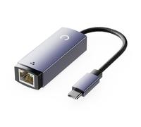 DiamondTiger USB-C to Ethernet Adapter, Gigabit Network Adapter with Aluminum Alloy Case, Driver-Free RJ45 LAN Adapter Compatible with MacBook Pro Air, iPad, Laptops(USB C)