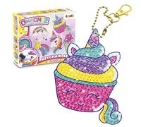 DIAMONDZ Crystal Art Kit - Unicorn Diamond Painting Keychain Set for Kids with 5 Stencils and Accessories - DIY Diamond Art for Children, Crystal Art Kits and Craft Supplies, Suitable Gift Ages 5+