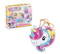 DIAMONDZ CRYSTAL PAINTING Keychain Set Unicorn Fun Series - 5 Unicorn Designs, Full Diamond Painting Kit for Adults & Kids, Diamonds Arts Craft