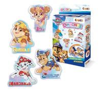 DIAMONDZ Crystal Painting Paw Patrol Starter Set Sticker - Full Diamond Painting Kit with 4 Sticker Templates, Crystal Art Canvas Style Diamond Arts Craft for Kids